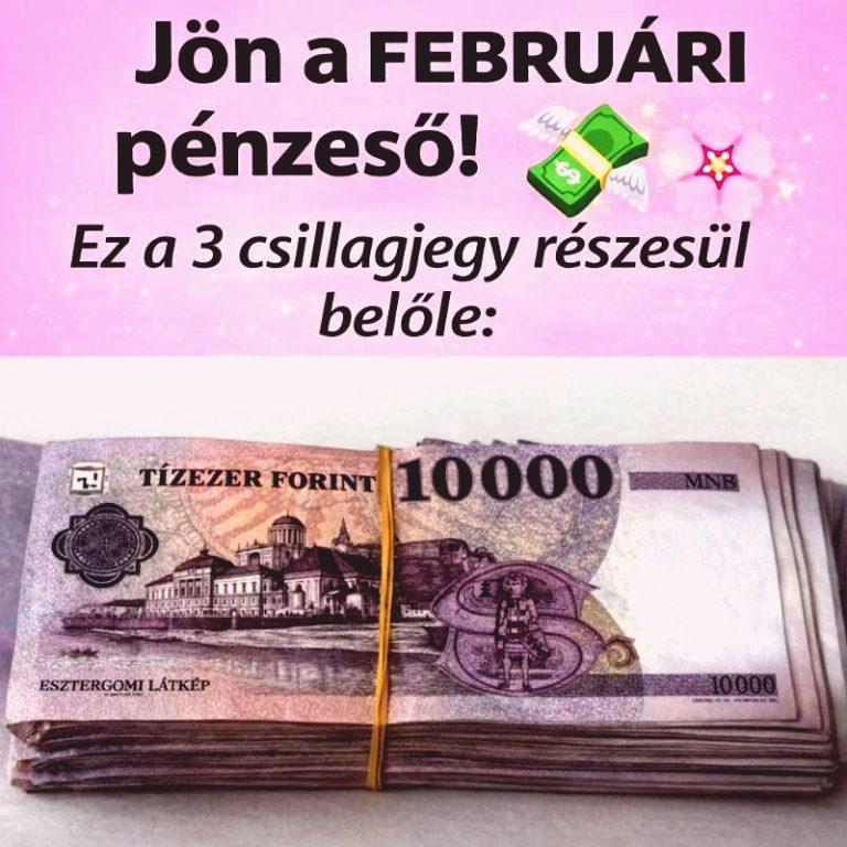 🍀 Februárban jön a pénzeső! Ezeknek a csillagjegyeknek juthat belőle: