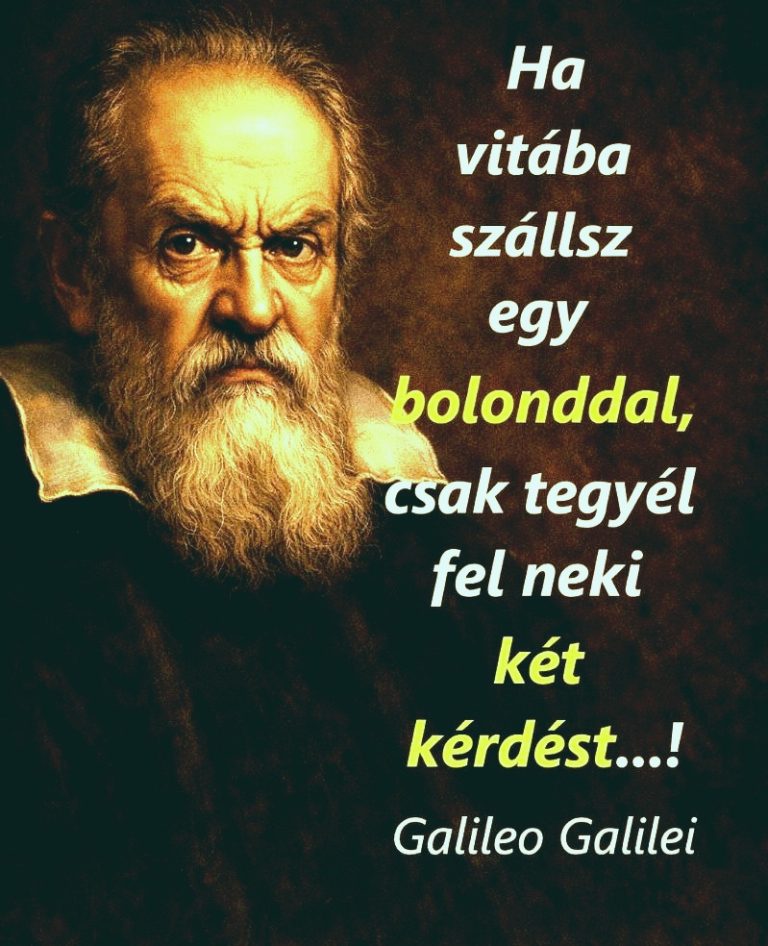 Értelmetlen viták: Így kerüld el őket Galilei szerint 🤯