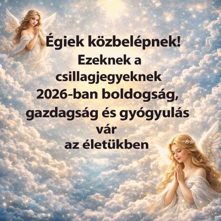 Igazi csodák várnak rájuk: 2026-ban ezekre a csillagjegyekre várhat a gyógyulás és a gazdagság 🍀