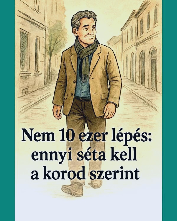 Nem 10 ezer lépés: ennyi séta kell a korod szerint a valóságban