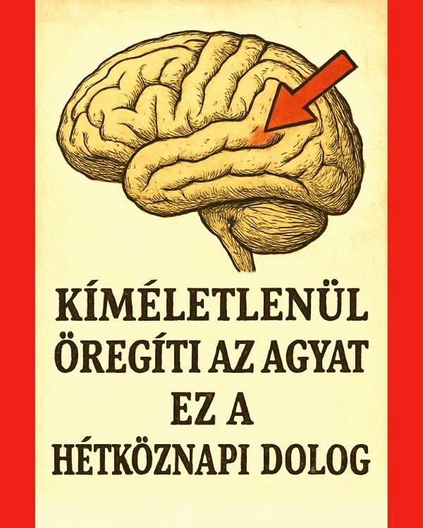 Kíméletlenül öregíti az agyat ez a hétköznapi dolog: és nem a cigi