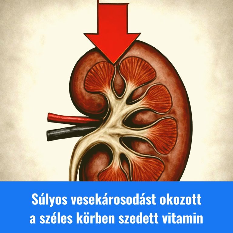 Súlyos vesekárosodást okozott egy sokak által szedett vitamin