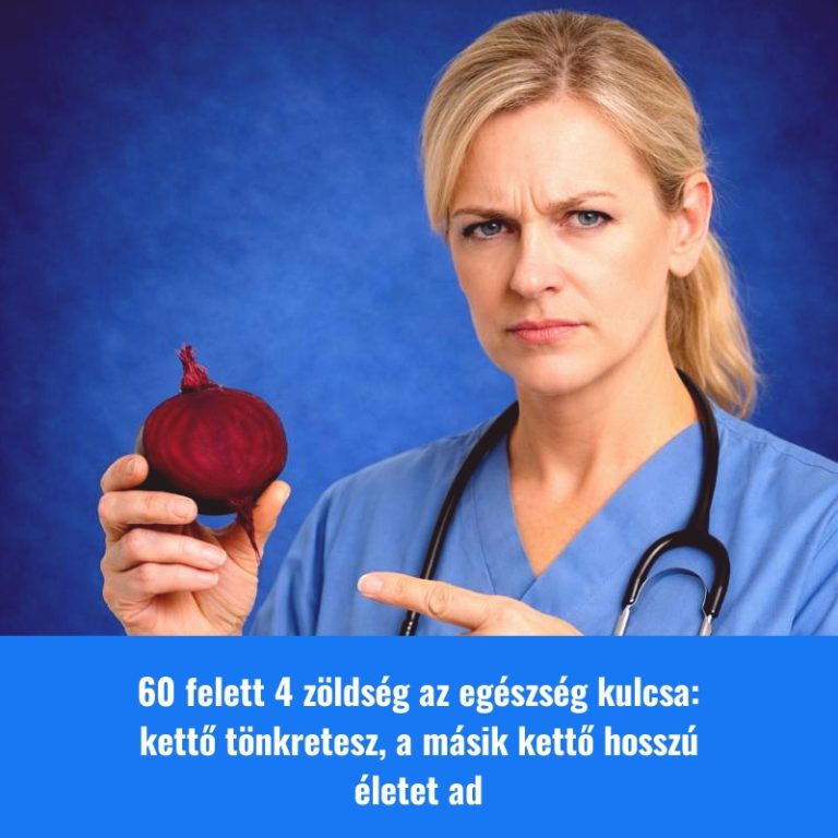 60 felett 4 zöldség az egészség kulcsa: kettő tönkretesz, a másik kettő hosszú életet ad