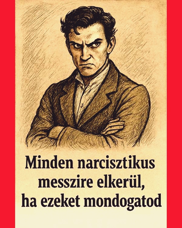 Minden narcisztikus messzire elkerül, ha gyakran mondod ezt a 7 mondatot