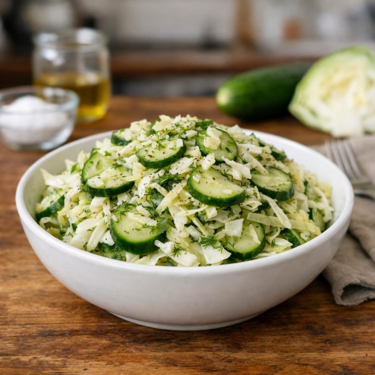 A legfinomabb uborkás káposztasaláta: az ebéd legjobb része, mióta kipróbáltam