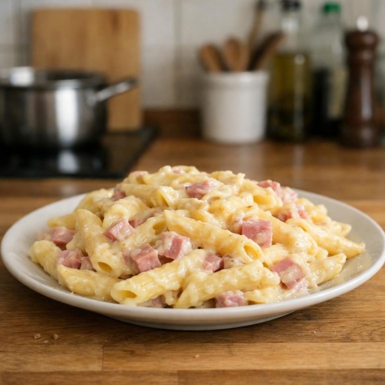 Sajtszószos, sonkás tészta: félóra alatt megvan, és mindenki még egyszer kér