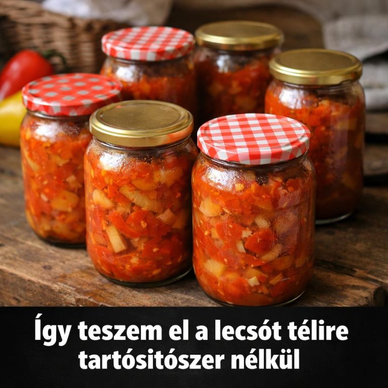 Így teszem el a lecsót télire tartósítószer nélkül: a szomszédasszonyomtól kaptam a receptet
