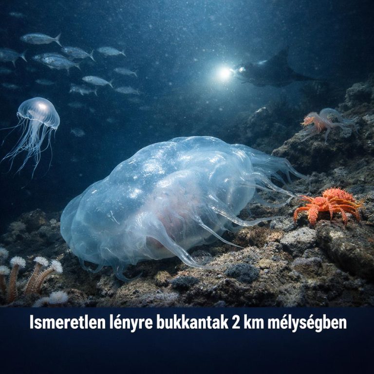 Elkerekedett a kutatók szeme: Ismeretlen lényre bukkantak a két kilométer mélységében