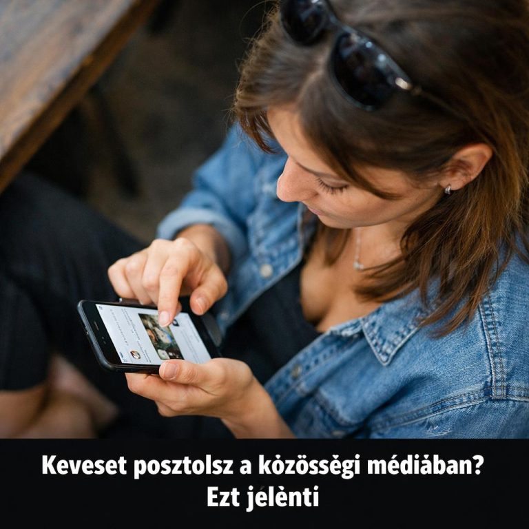 Nem posztolsz sokat a közösségi médiában? A pszichológusok szerint ezt jelenti