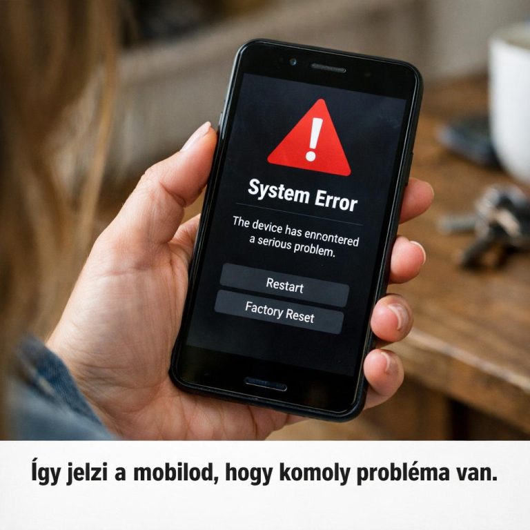 Így jelzi a mobiltelefonod, hogy komoly bajok vannak