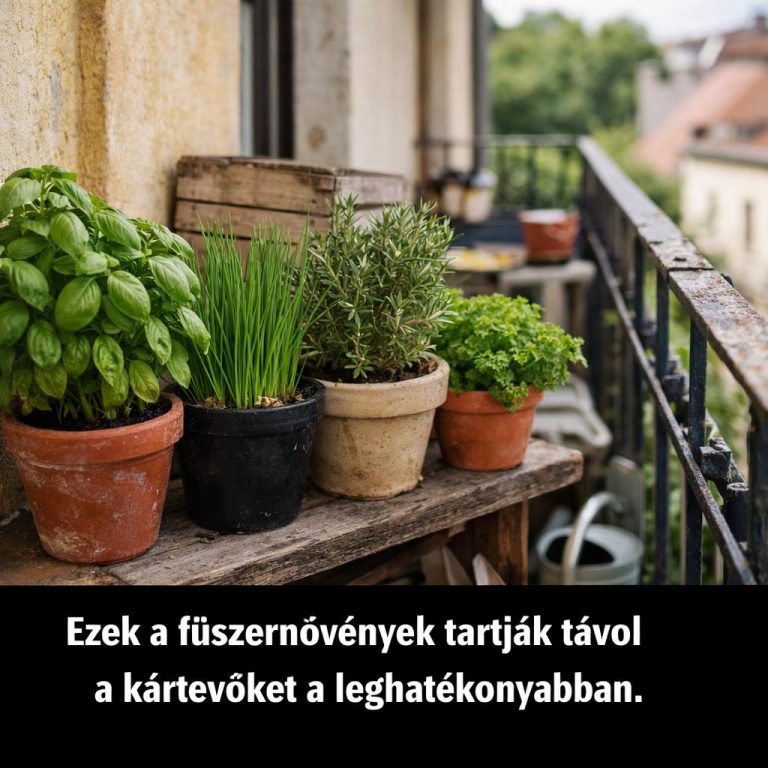 Gyönyörű lesz tőlük az erkélyed, távoltartják a kártevőket, és az ételeidnek is csodás ízt adnak