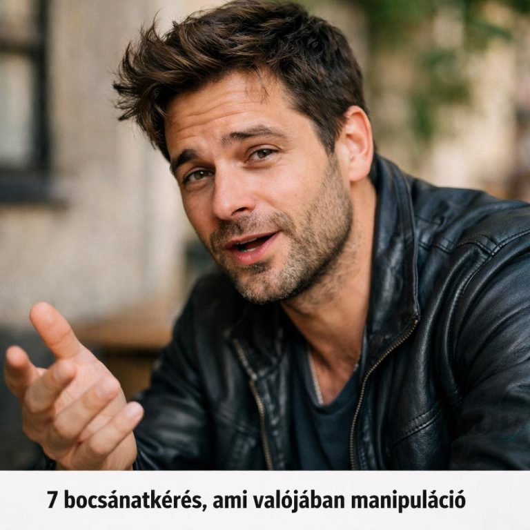 Ha így kér bocsánatot, igazán hátsó gondolat vezérli