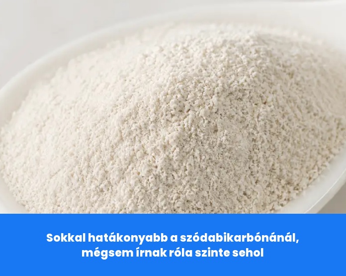 Sokkal hatákonyabb a szódabikarbónánál, mégsem írnak róla szinte sehol