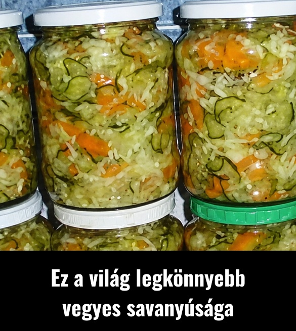 Ez a világ legkönnyebb vegyes savanyúsága