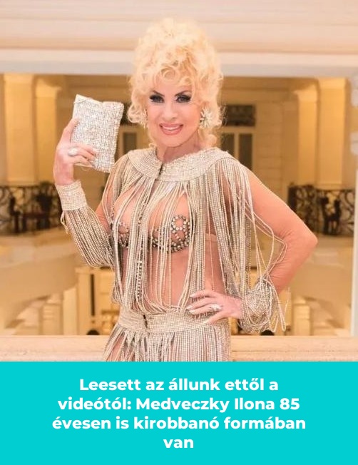 Leesett az állunk ettől a videótól: Medveczky Ilona 85 évesen is kirobbanó formában van