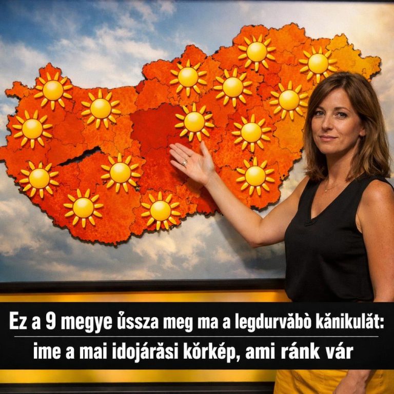 Ez a 9 megye ússza meg ma a legdurvább kánikulát: íme a mai időjárási körkép, ami ránk vár