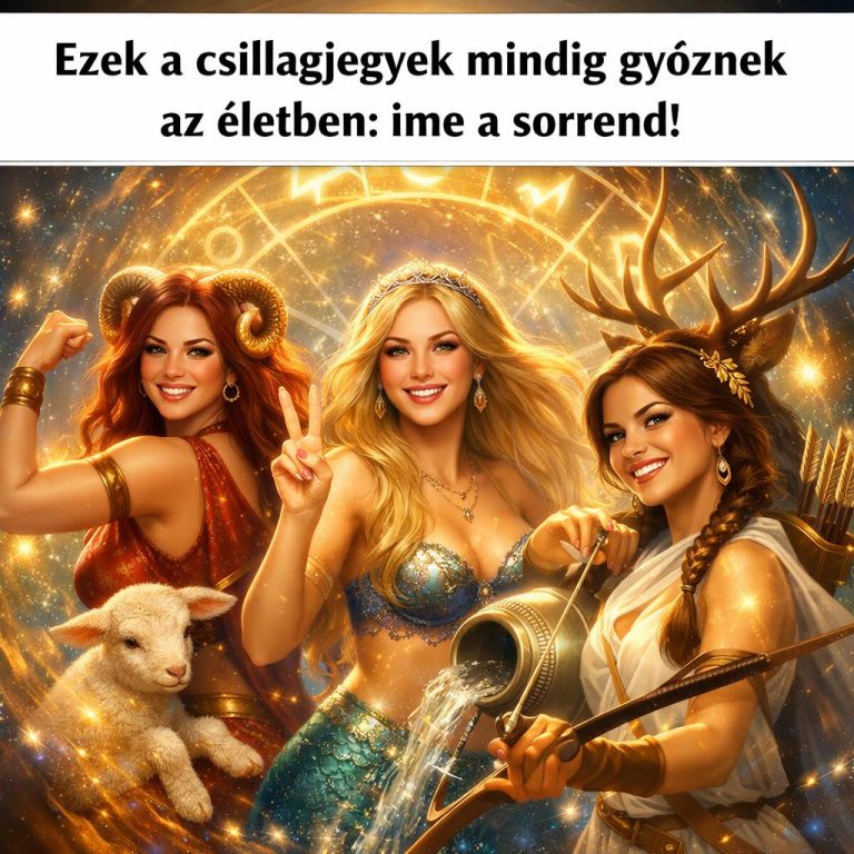 Ezek a csillagjegyek mindig győznek az életben: itt a sorrend!