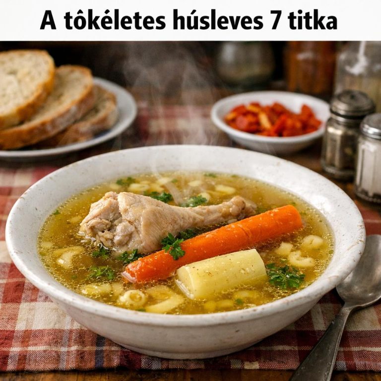 7 profi mesterfogás, amitől a húsleves aranylóan tökéletes lesz, és az ízharmóniája pedig felejthetetlen lesz