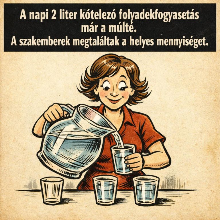 A napi 2 liter kötelező folyadékfogyasztás már a múlté. A szakemberek megtalálták az ideális mennyiséget