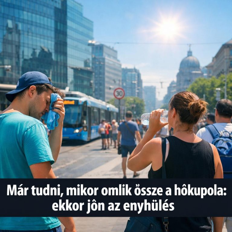 Már tudni, mikor omlik össze a hőkupola: ekkor jön az enyhülés