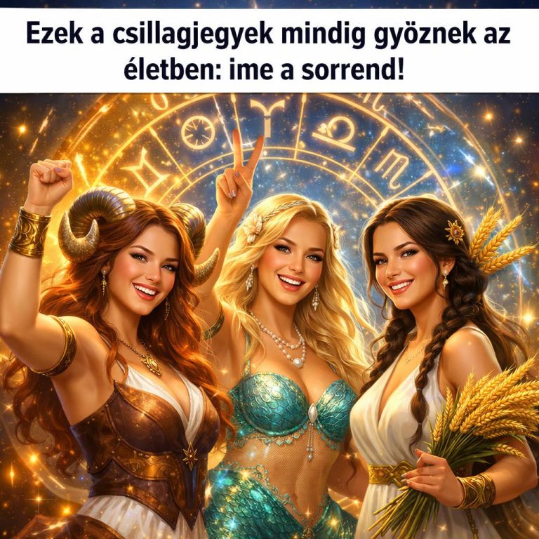 Ezek a csillagjegyek mindig győznek az életben: ez a sorrend!