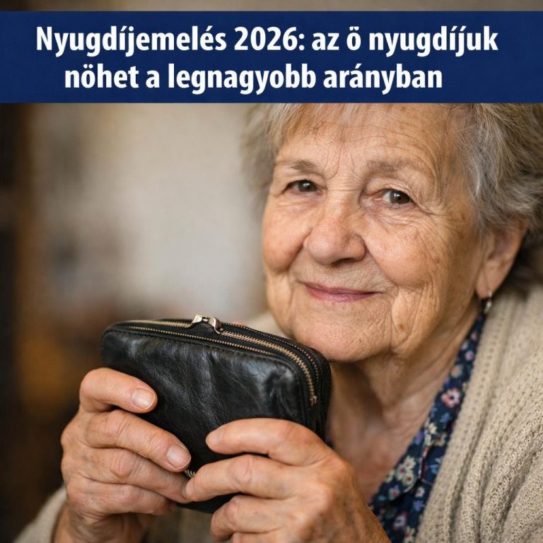 Nyugdíjemelés 2026: az ő nyugdíjuk nőhet a legnagyobb mértékűen
