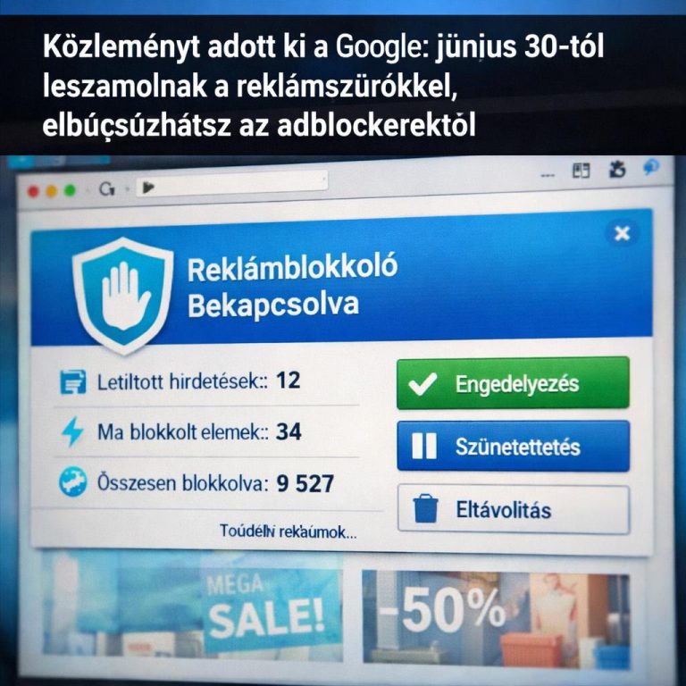Közleményt adott ki a Google: június 30-tól leszámolnak a reklámszűrőkkel, elbúcsúzhatsz az adblockerektől