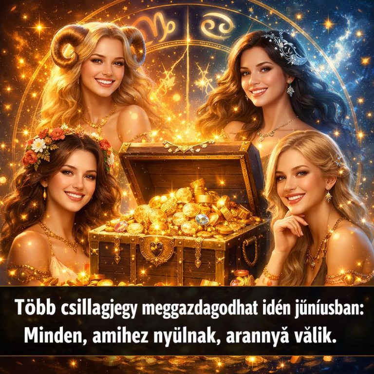 Több csillagjegy meggazdagodhat idén júniusban: Minden, amihez nyúlnak, arannyá válik. Halak – Oroszlán – Mérleg – Bika – Nyilas – Rák – Vízöntő – Ikrek – Bak – Kos – Szűz – Skorpió