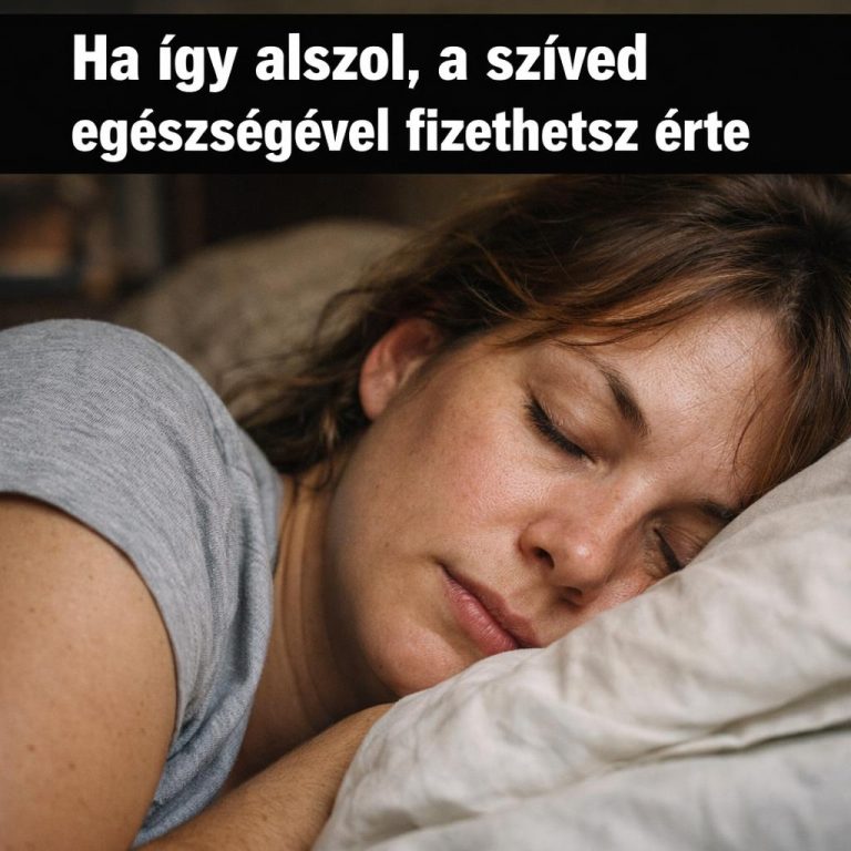 Ha így alszol, az a szíved egészségébe is kerülhet akár