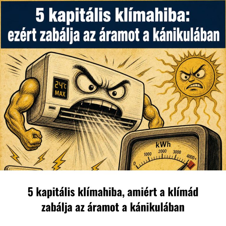 5 kapitális klímahiba, amiért a klímád zabálja az áramot a kánikulában