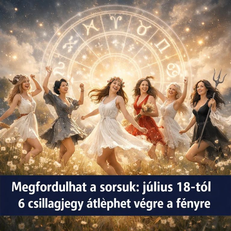 Megfordulhat a sorsuk: július 18-tól 6 csillagjegy átléphet végre a fényre
