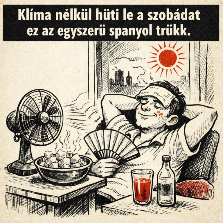 Klíma nélkül hűti le a szobádat ez az egyszerű spanyol trükk