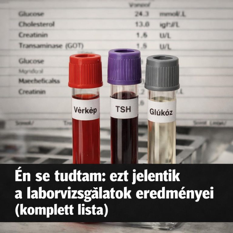 Én se tudtam: ezt jelentik a laborvizsgálatok eredményei (komplett lista)