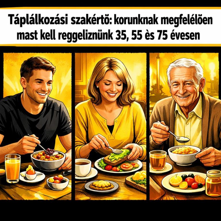 Táplálkozási szakértő: korunknak megfelelően mást kell reggeliznünk 35 55 és 75 évesen