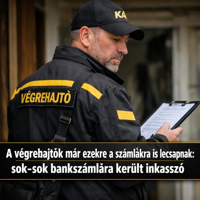 A végrehajtók már ezekre a számlákra is lecsapnak: sok-sok bankszámlára került inkasszó